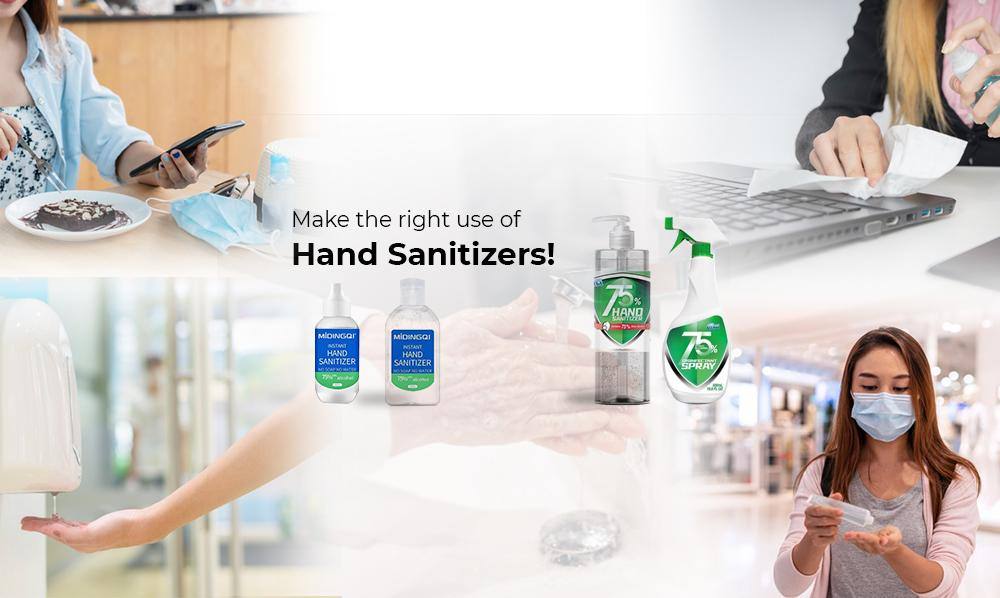 hand sanitizers