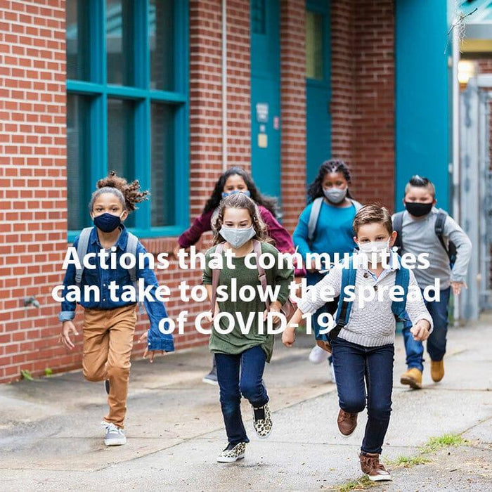 Actions that communities can take to slow the spread of COVID-19