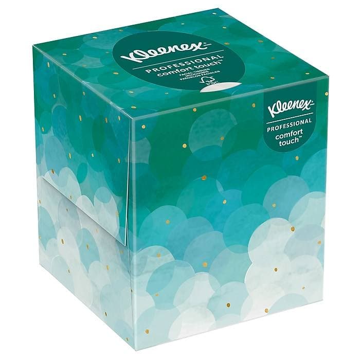 Kleenex Professional Cube Facial Tissue, 2-ply, White, 90 Sheets/Box, 36 Boxes/Carton (VZ915714) - VizoCare