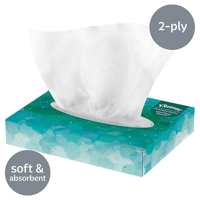 Kleenex Junior Facial Tissue, 2-ply, 48 Tissues/Box, 64 Boxes/Pack (VZ-2723095) - VizoCare