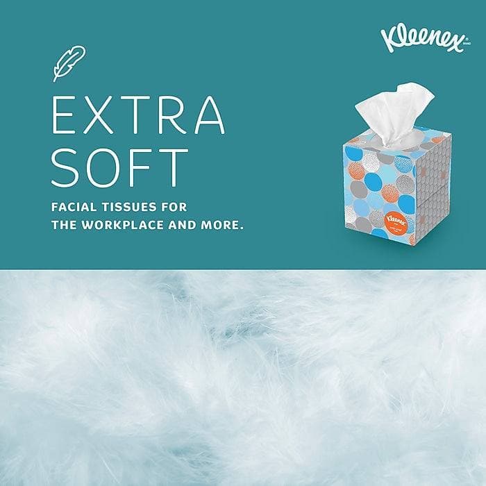 Kleenex Professional Anti-viral Facial Tissue, 3-ply, White, 55 Tissues/Box, 3 Boxes/Pack (VZ752602) - VizoCare