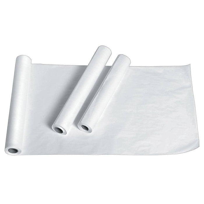 Medline Deluxe 18"x225' Exam Table Paper White Smooth 12 per Carton