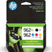 HP 962XL/962 Black High Yield and Cyan/Magenta/Yellow Standard Yield Ink Cartridge, 4/Pack (VZ24388084) - VizoCare