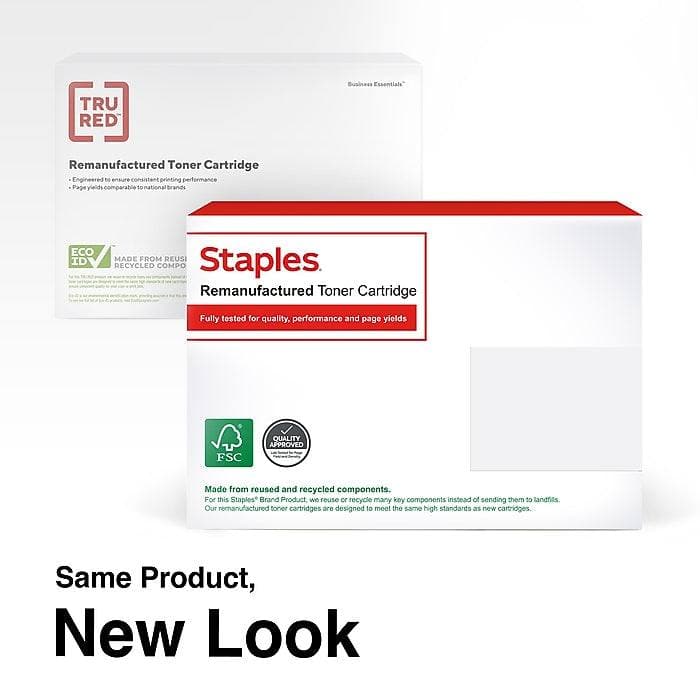 Staples Remanufactured Black Standard Yield Toner Cartridge Replacement for HP 58A (VZ24572827) - VizoCare