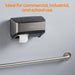 Coastwide Professional J-Series Duo Bath Tissue Dispenser, Black/Metallic (VZ-24405521) - VizoCare
