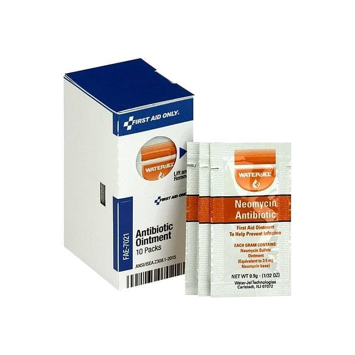 SmartCompliance First Aid Only Antibiotic Ointment Refill Packets, 0.03 oz., 10/Box (VZ-800287) - VizoCare
