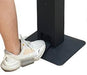 Foot Pedal Activated Sanitizer Stand & Dispenser, Black Coated Steel -1