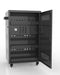 ChargeMax 30-bay Laptop Disinfection Charging Cabinet (CT-30BP) - Portable and Easy moving Device - It has four sturdy wheels with breaks on the front wheel for easy moving and parking